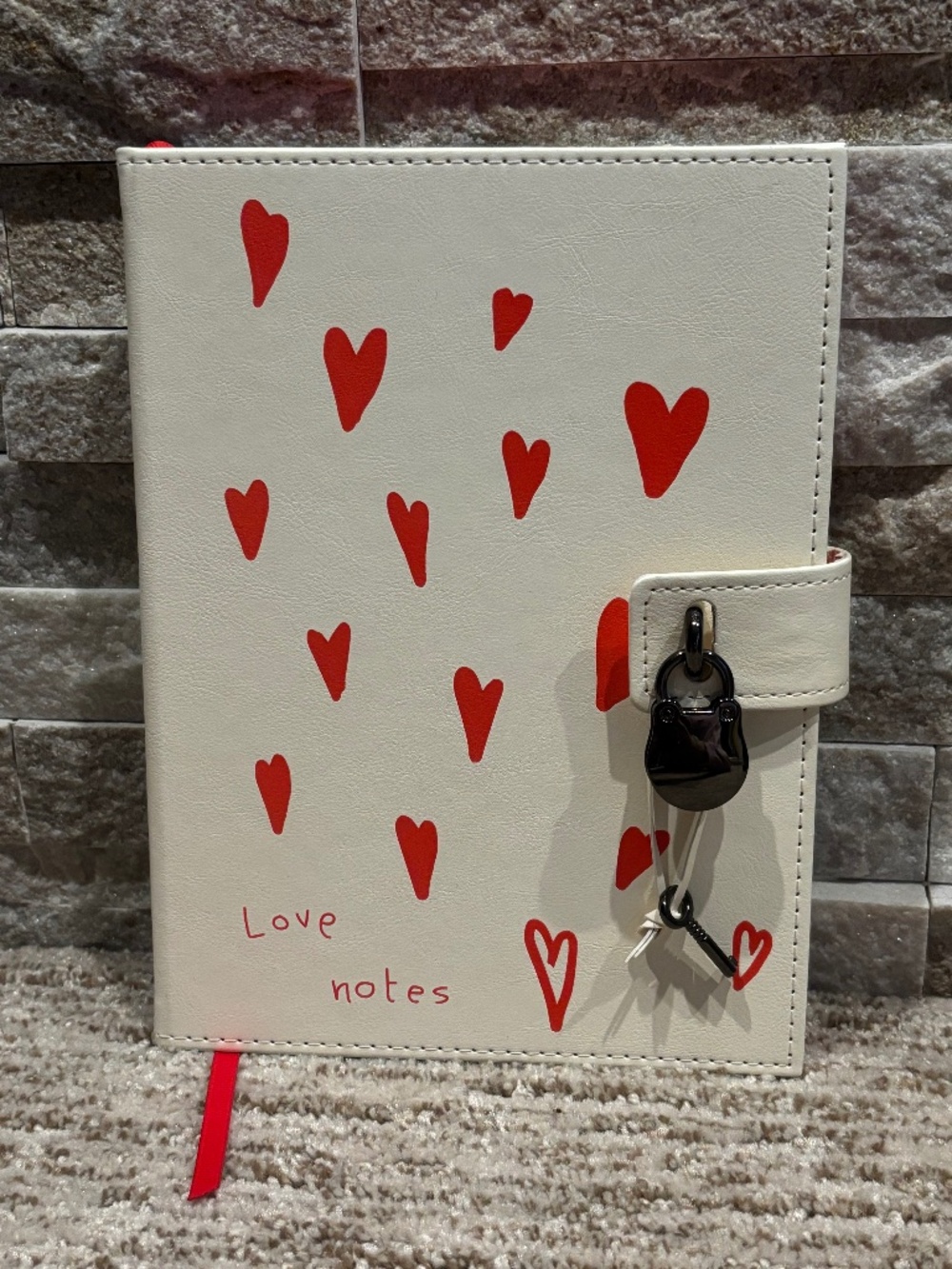 nota “Love Notes” Notebook With Lock & Key
